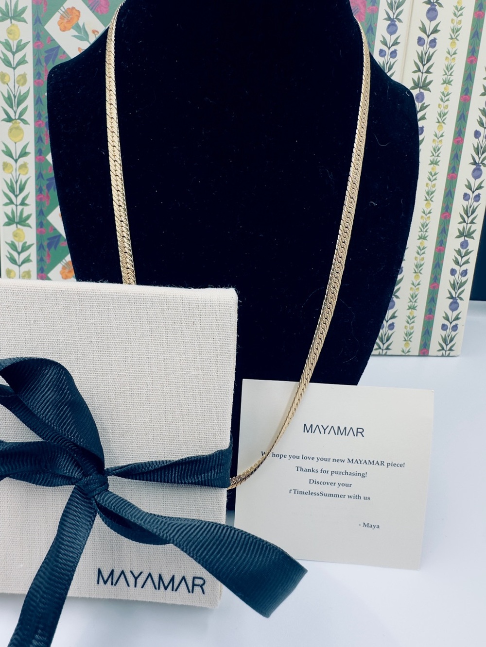 NWT MAYAMAR diamond cut Necklace